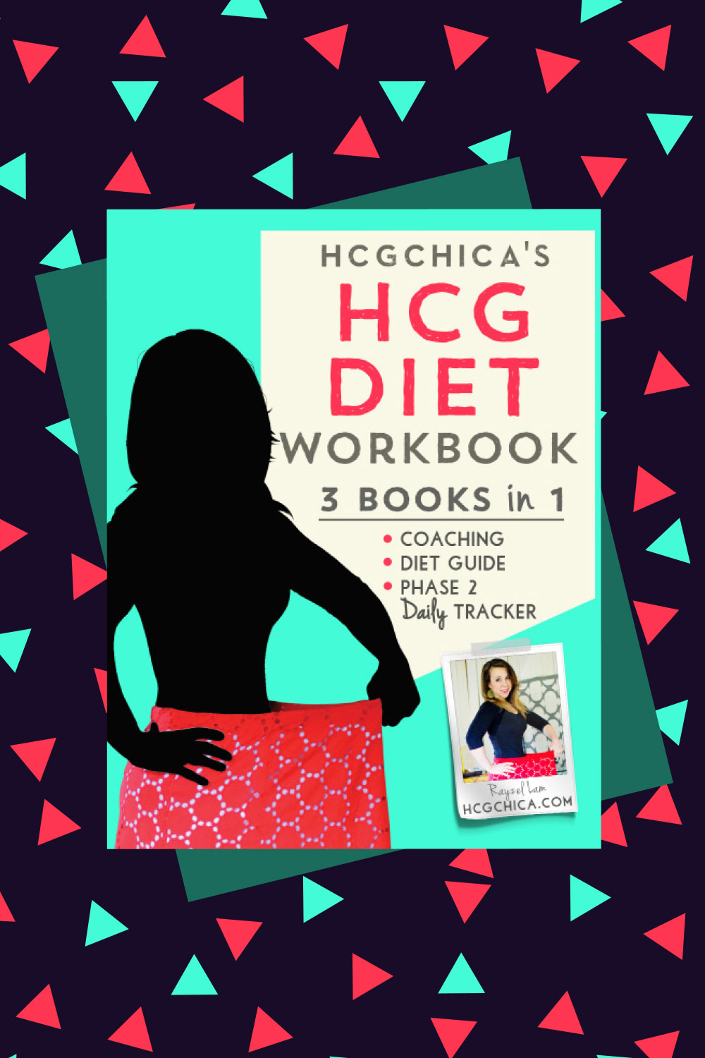 hCG Diet Workbook - Reusable Printable Downloadable Journal - Diet Guide, Coaching, Phase 2 Daily Tracker